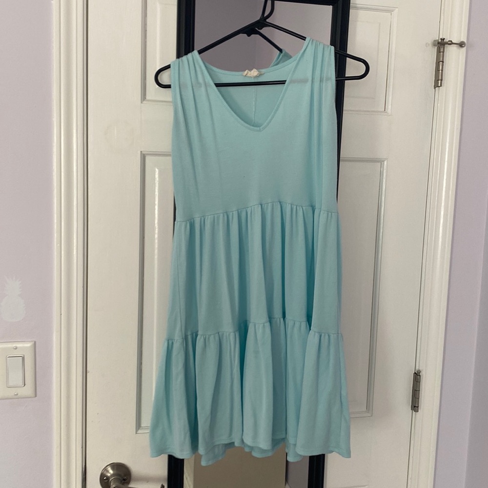 size medium blue dress